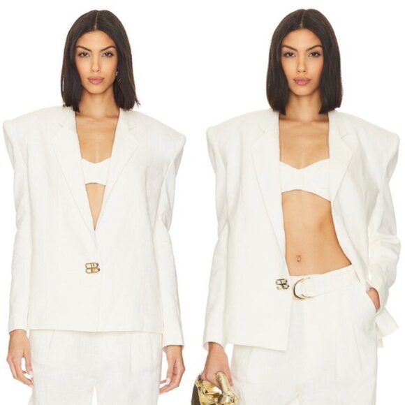 NWTBronx and Banco Kasai Blazer Cream Size Small